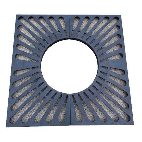 Metal tree root protection 1500x1500mm / 700mm 'Model AQ'