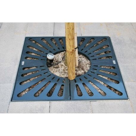 Metal tree root protection 1500x1500mm / 700mm 'Model AQ'