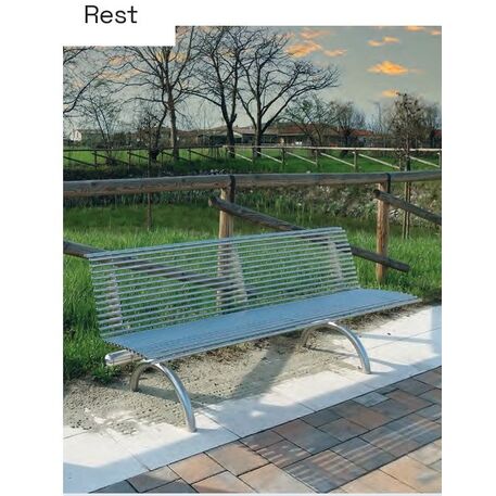 Metal bench 'REST'