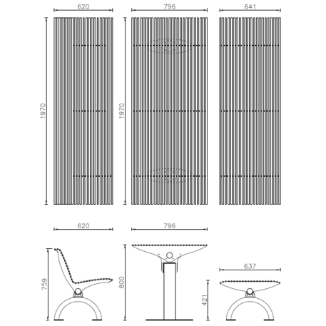 Metal bench + table 'Rest Picnic'