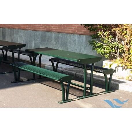 Metal bench + table 'Tauri Picnic'