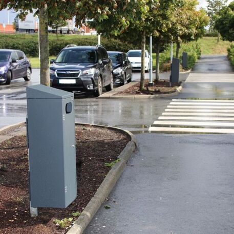 Metal litter bin for sorting 'Amalfi 40L'