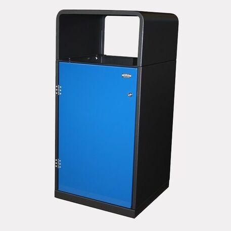 Metal litter bin for sorting 'Cubo 100L'