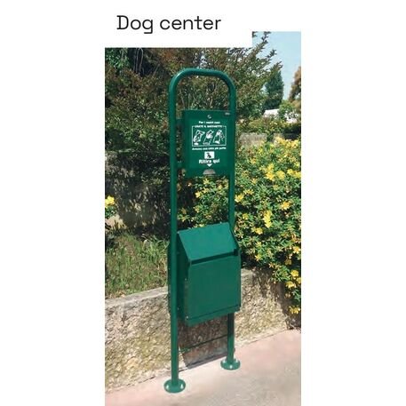 Metallmülleimer für Hunde 'Dog center 35L'