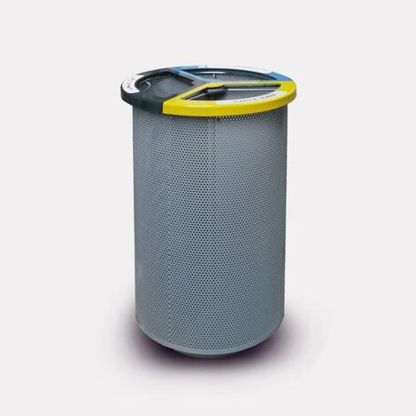 Metal litter bin for sorting 'FLY3 120L'