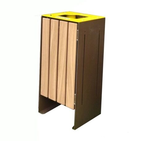 Metal litter bin for sorting 'Isola 95L'
