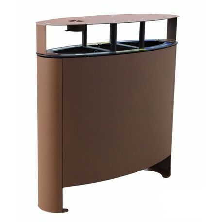 Metal litter bin for sorting 'Genesi 135L'