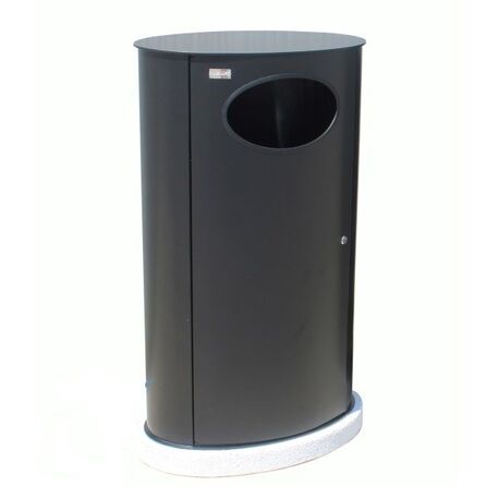 Metal litter bin 'Olbia / 110L'