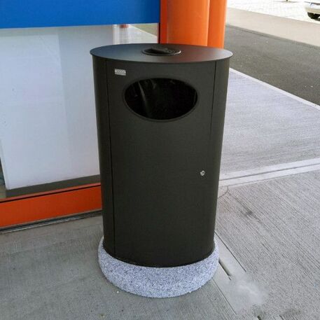 Metal litter bin 'Olbia / 110L'