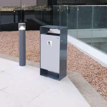 Metal litter bin 'Cometa / 90L'