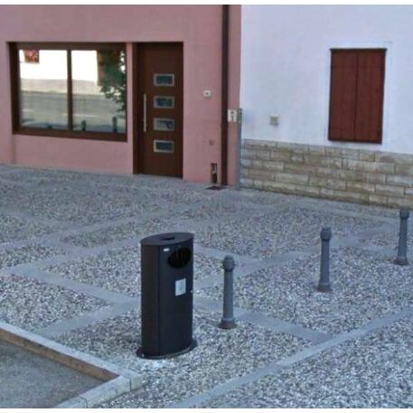 Metal litter bin 'Olbia / 110L'