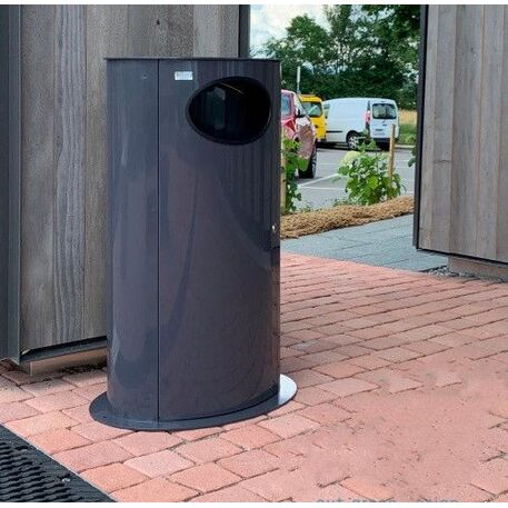 Metal litter bin 'Olbia / 110L'