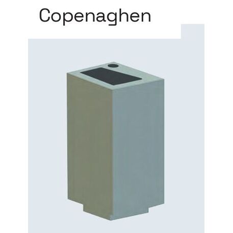 Metal litter bin 'Copenaghen / 80L'