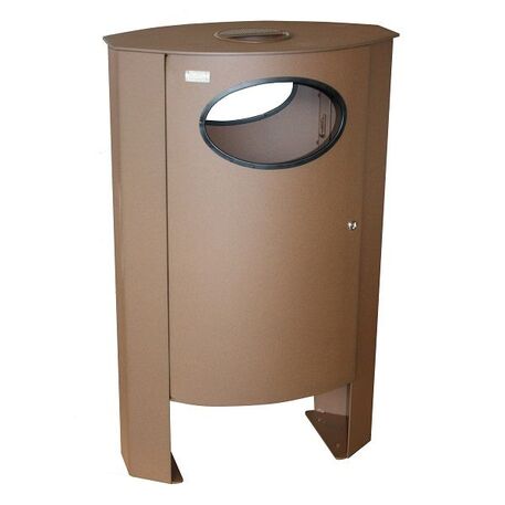 Metal litter bin 'Saturno / 80L'