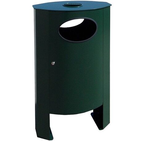 Metal litter bin 'Saturno / 80L'