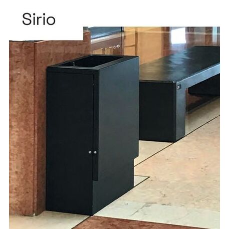Metal litter bin 'Sirio / 80L'