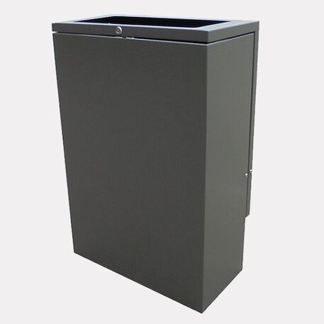 Metal litter bin 'Sirio / 80L'