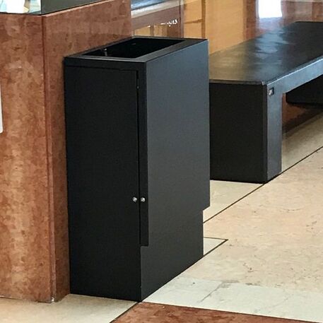 Metal litter bin 'Sirio / 80L'