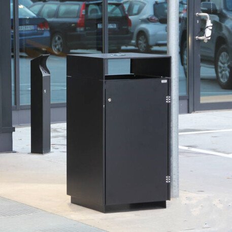 Metal litter bin 'Giove / 180L'