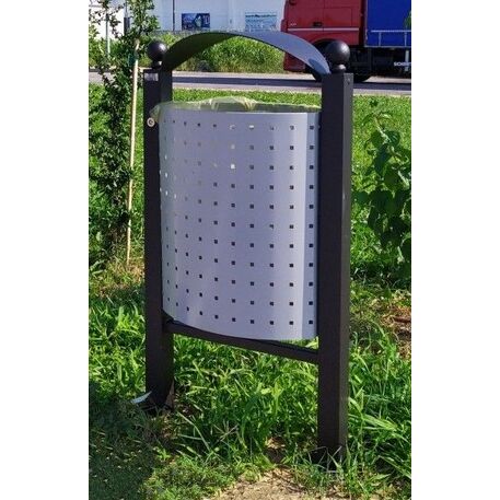 Metal litter bin 'Genova / 60L'