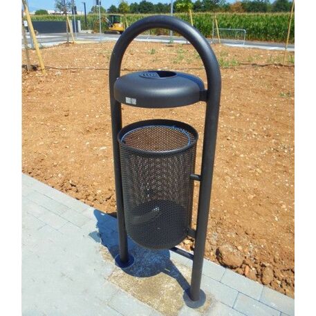 Metal litter bin 'Arcobaleno / 45L'