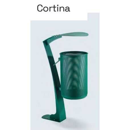 Metal litter bin 'Cortina / 45L'