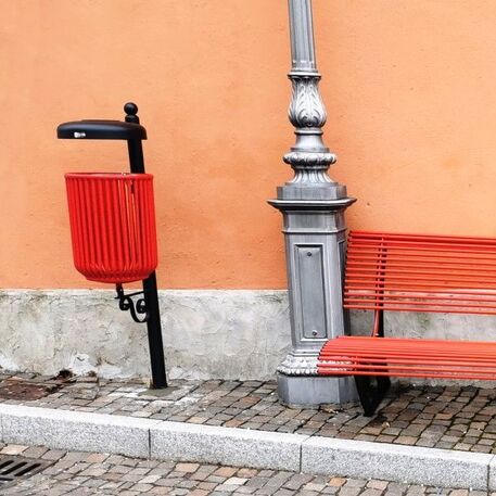 Metal litter bin 'Sassari / 35L'