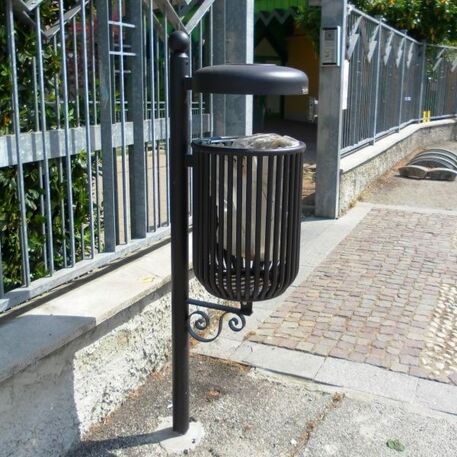Metal litter bin 'Sassari / 35L'