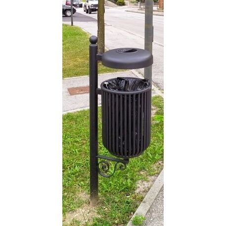 Metal litter bin 'Sassari / 35L'
