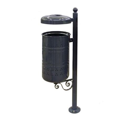 Metal litter bin 'Sasty / 45L'