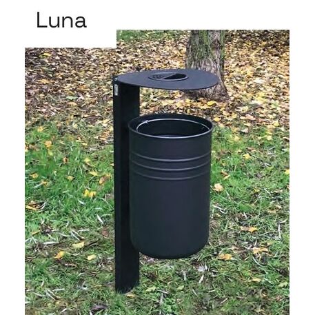 Metal litter bin 'Luna / 45L'