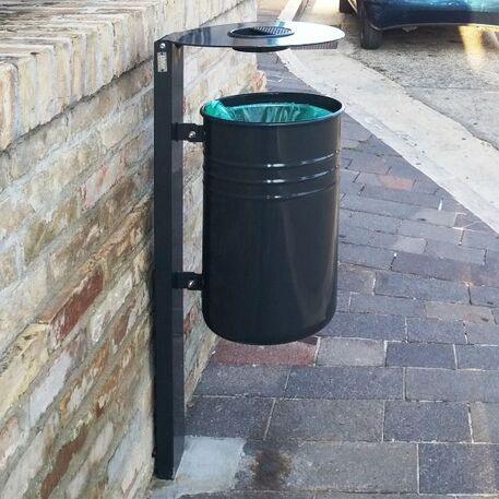 Metal litter bin 'Luna / 45L'