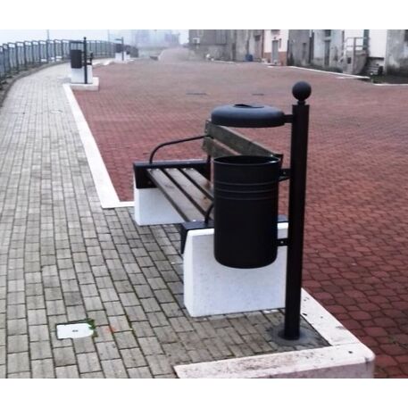 Metal litter bin 'Siena Ecology / 45L'