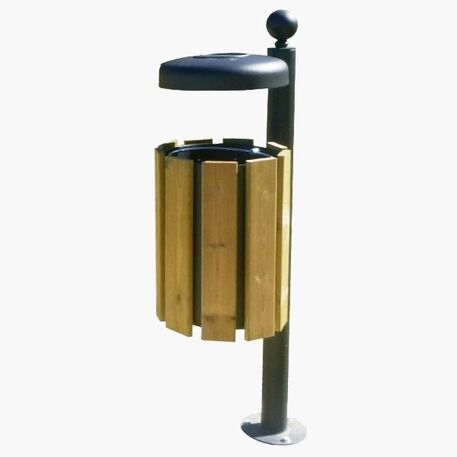 Metal litter bin 'Siena Ecology Wood / 45L'