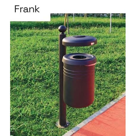 Metal litter bin 'Frank / 45L'
