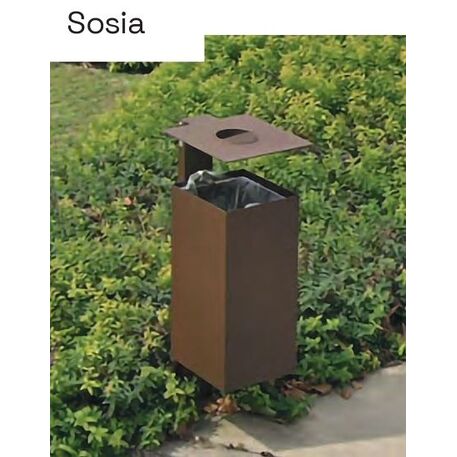 Metal litter bin 'Sosia / 55L'