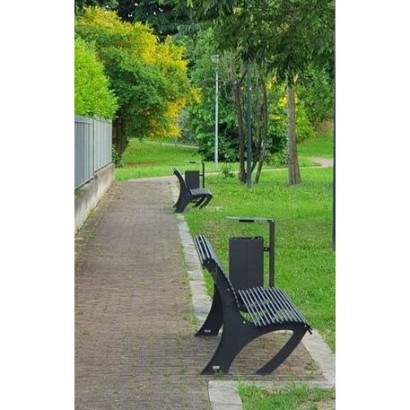 Metal litter bin 'Sosia / 55L'