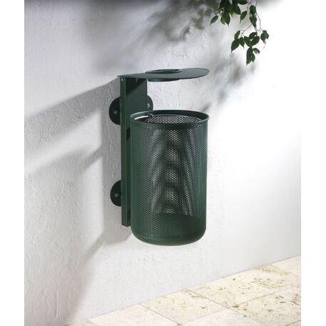 Metal litter bin 'Luna Wall / 45L'