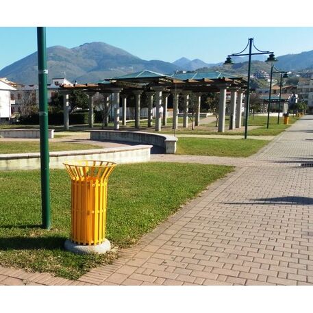 Metal litter bin 'Corona / 80L'