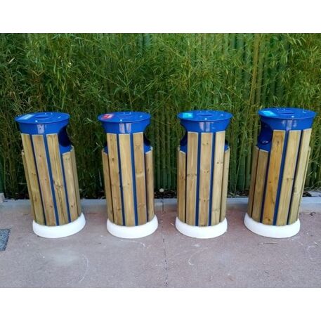 Metal litter bin 'Oristano / 80L'