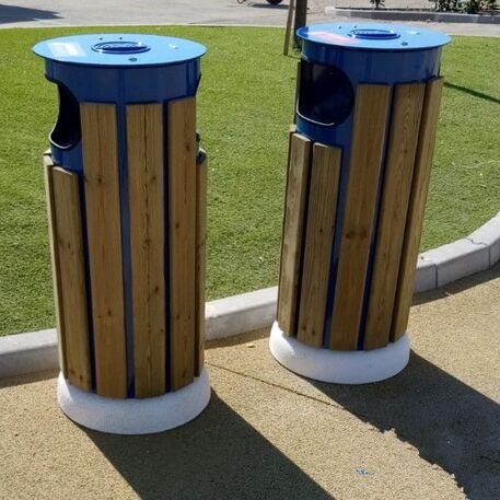 Metal litter bin 'Oristano / 80L'