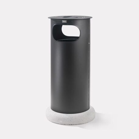Metal litter bin 'Alghero / 80L'