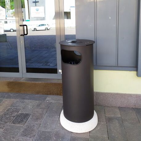Metal litter bin 'Alghero / 80L'