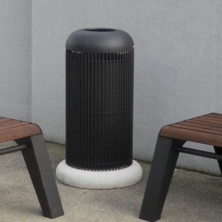 Metal litter bin 'Ulisse / 80L'