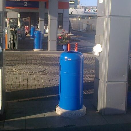 Metal litter bin 'Apollo / 80L'