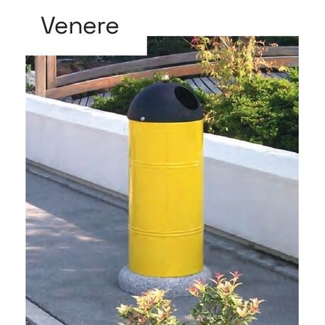 Metal litter bin 'Venere / 80L'