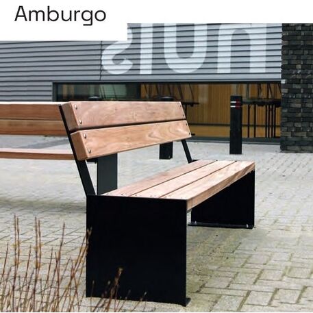 Metal bench 'AMBURGO'