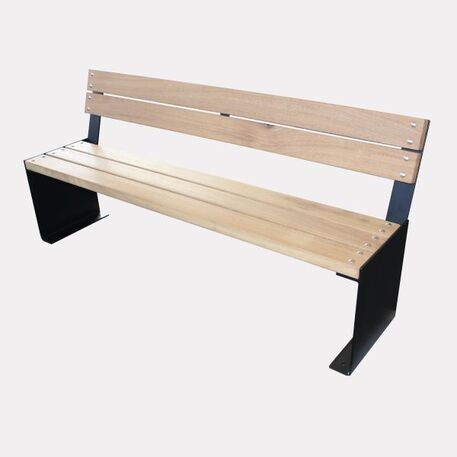 Metal bench 'AMBURGO'