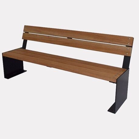 Metal bench 'AMBURGO'
