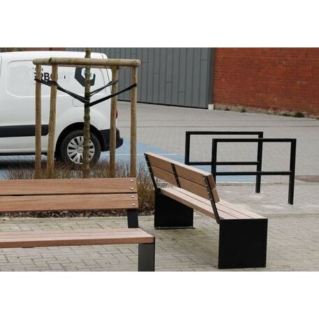 Metal bench 'AMBURGO'